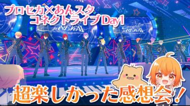 【プロセカ×あんスタ】コネクトライブDAY1お疲れ様でした！！最高過ぎた感想会配信！！【Vtuber／陽雛野】